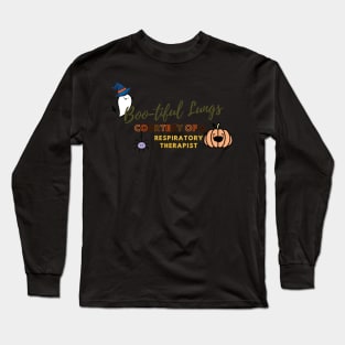 Halloween Respiratory Therapist Long Sleeve T-Shirt